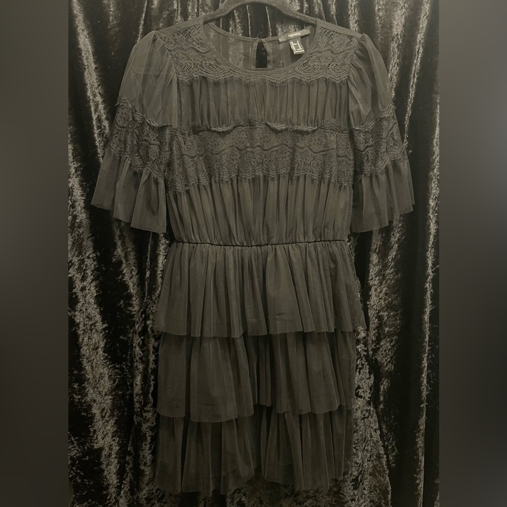 Gothic Mesh Babydoll Dress
